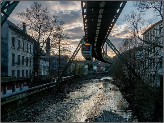 Schwebend durch die Stadt