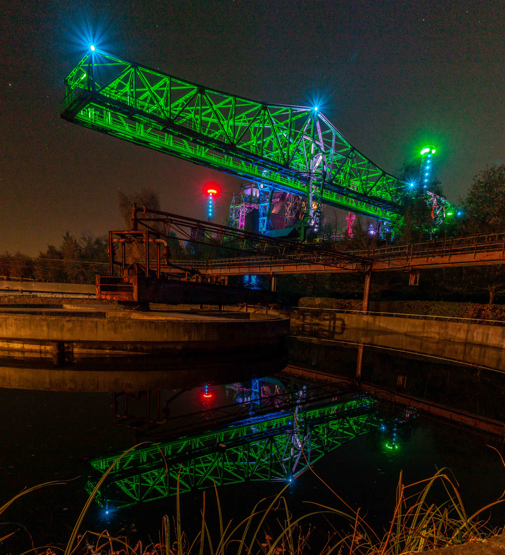 schwebende Brücke