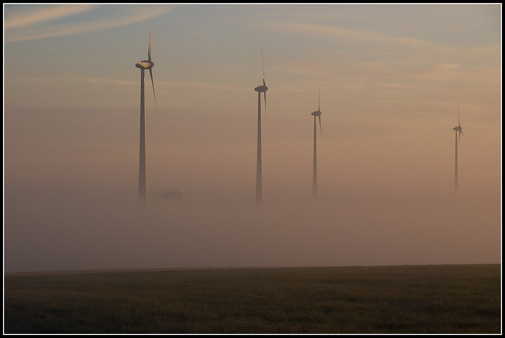 Schwebende Windräder