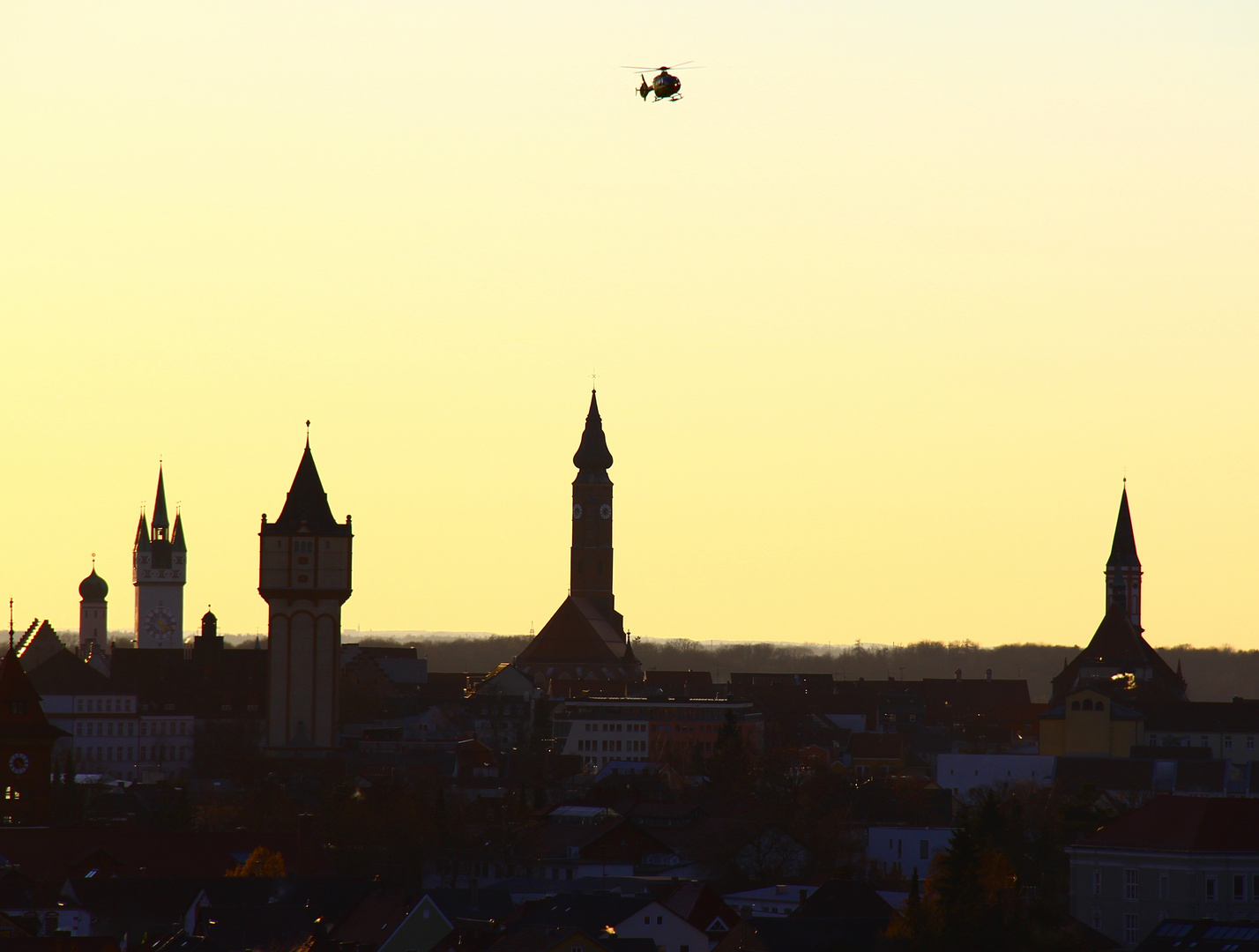 Schwebt ein Engel über der Stadt..