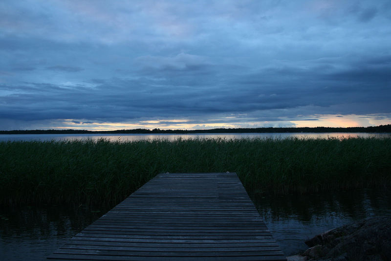 Schweden - Abends am Vänern