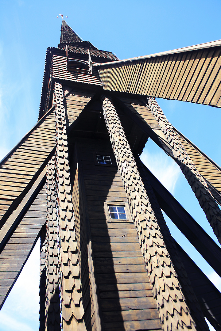 Schweden, Holzkirche bei Bullerbyn