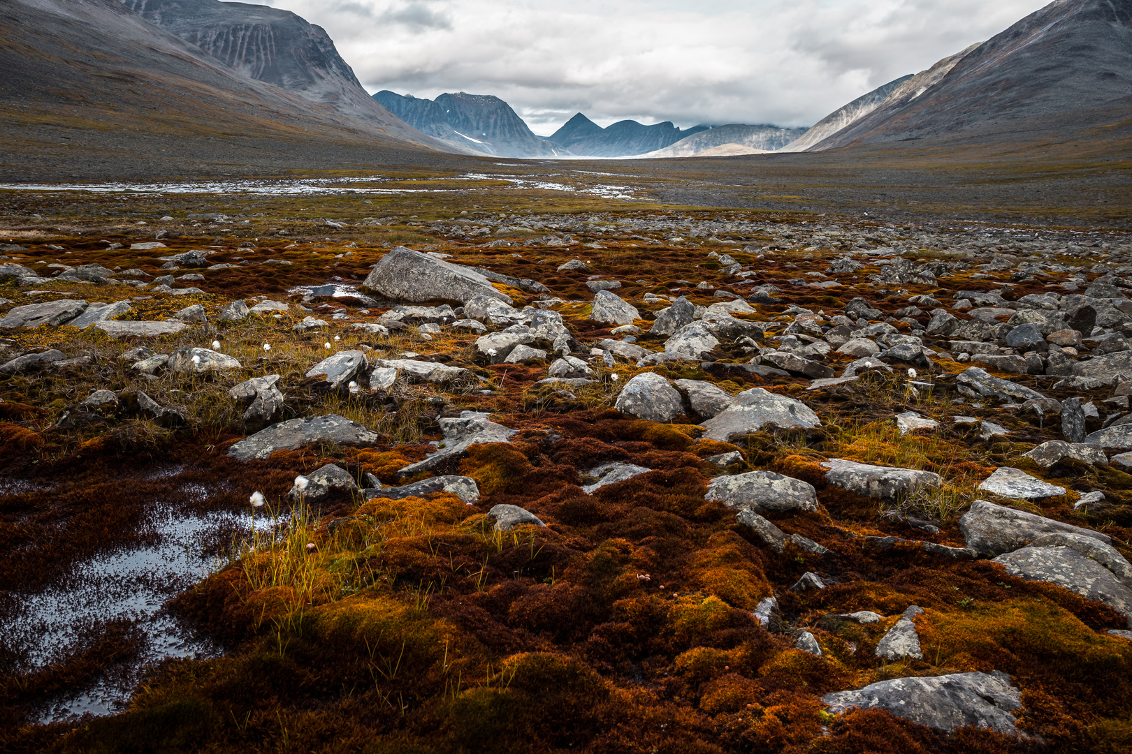 Schweden Matsch und Steine