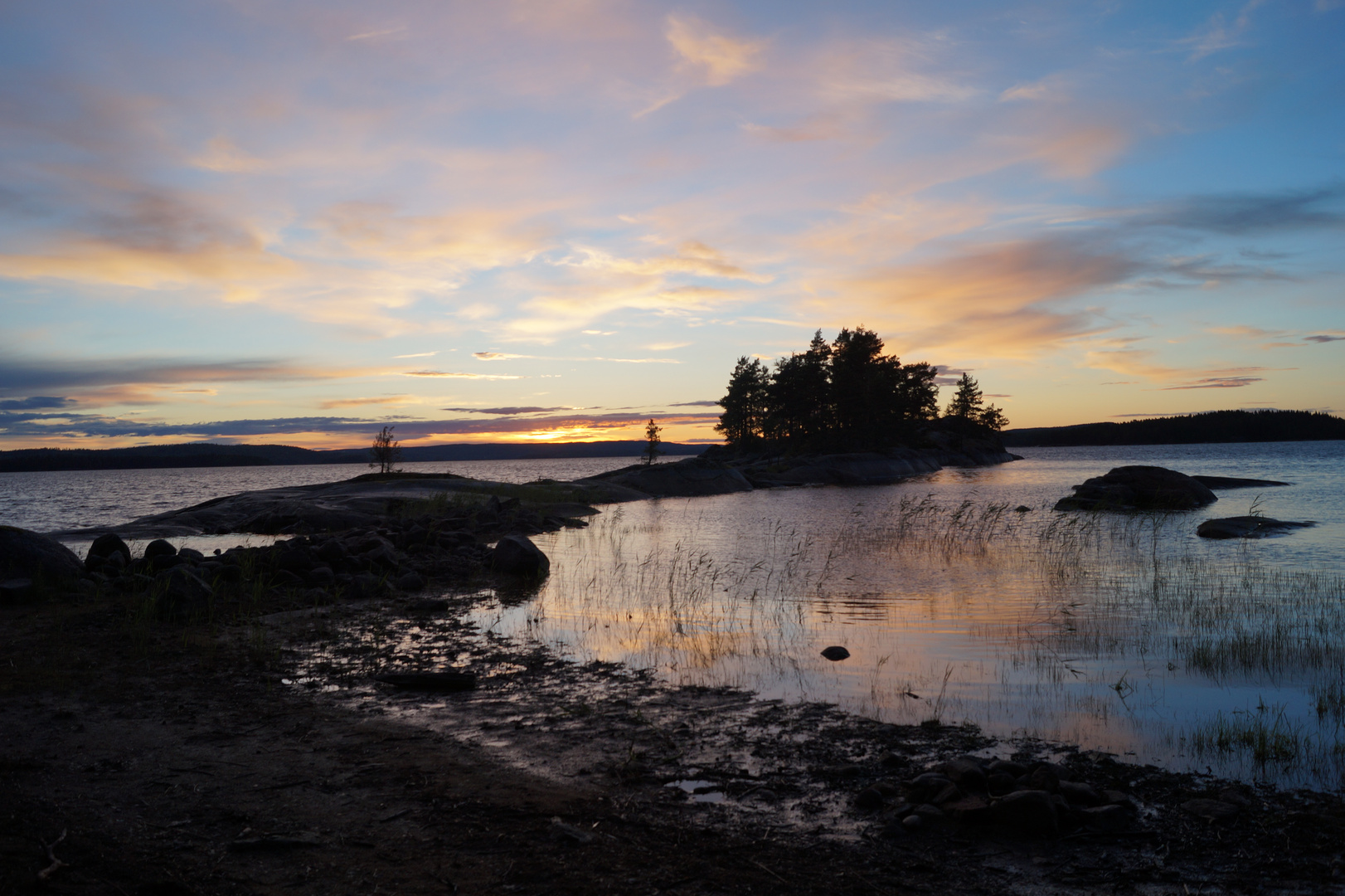 Schweden Sonnenuntergang