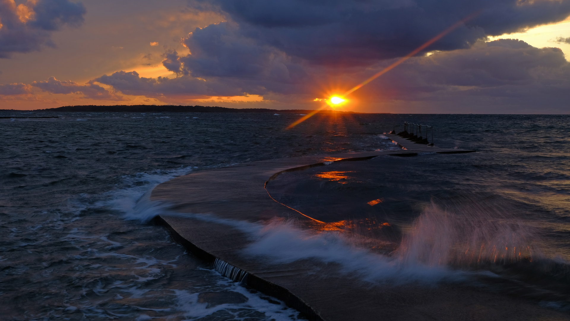 Schweden Sonnenuntergang bei Torikov