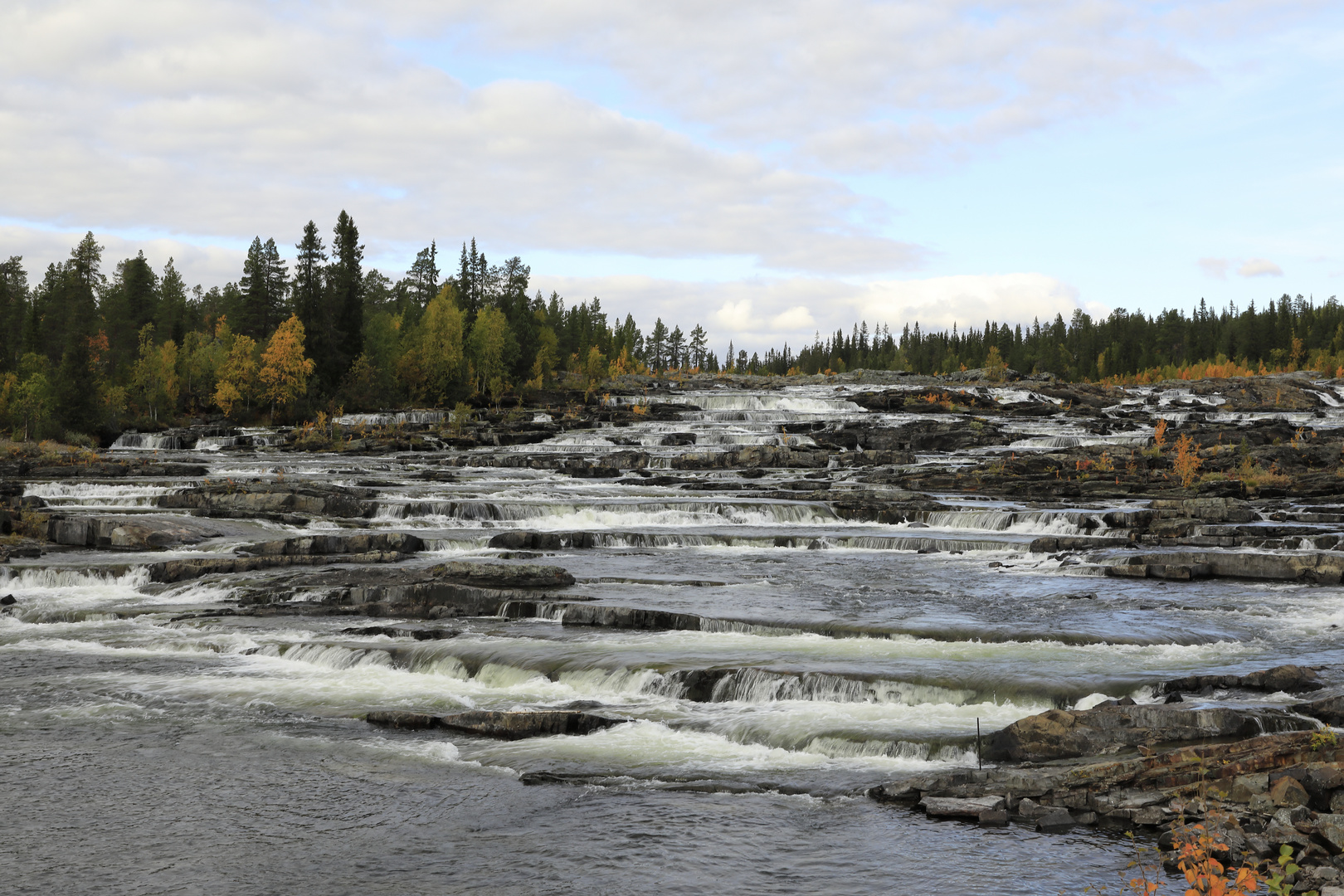 Schweden Trappstegsforsen Vildmarksvägen VI