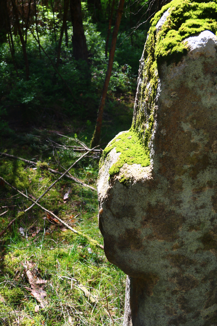 Schwedenkreuz und Fragment einer Bildsäule 