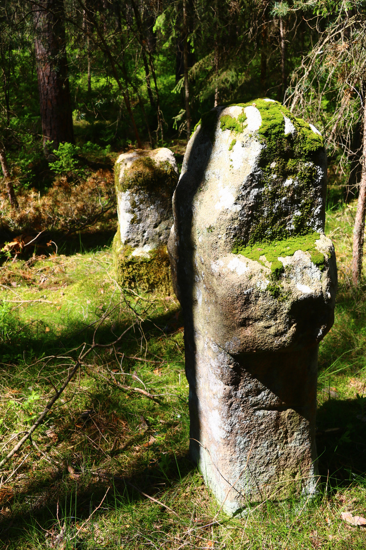 Schwedenkreuz und Sühnestein bei Mosbach, Spalt, Mittelfranken