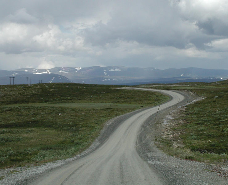 Schwedens höchste Paßstraße Flatruet