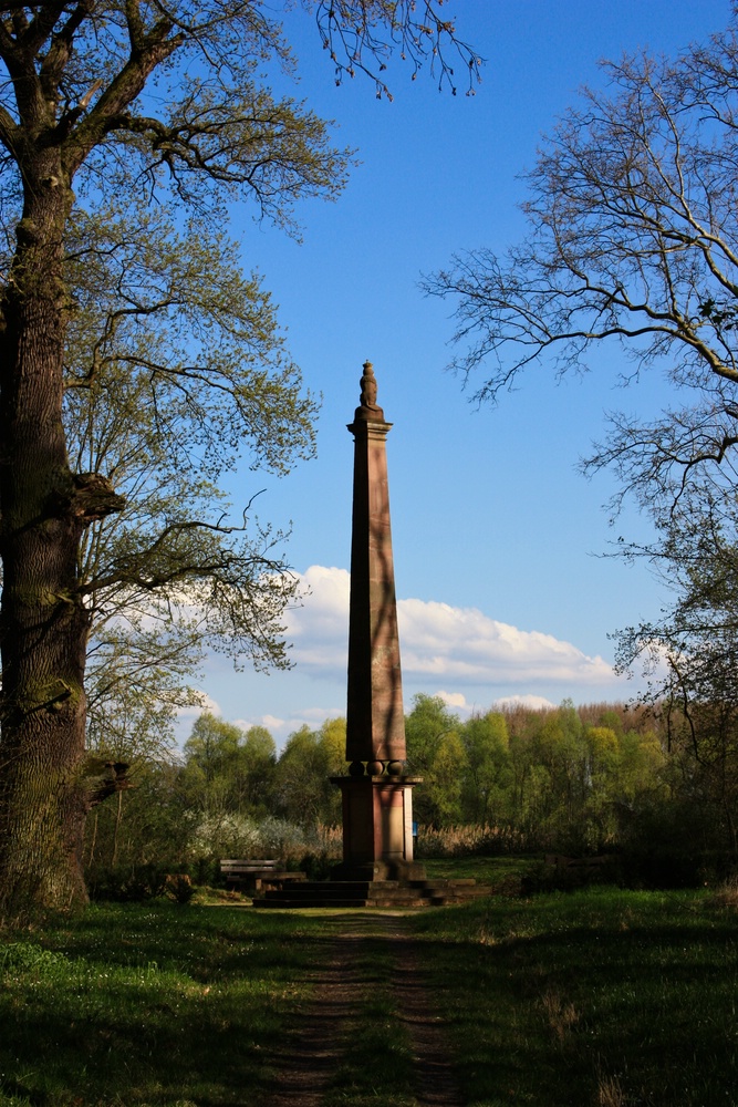 Schwedensäule (Kühkopf / Hessen)