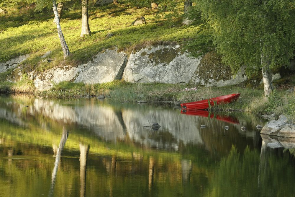 schwedische Idylle am See