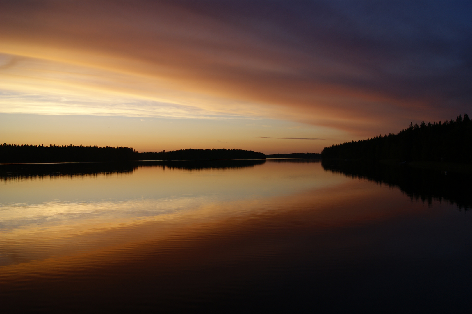 Schwedischer Sonnenuntergang