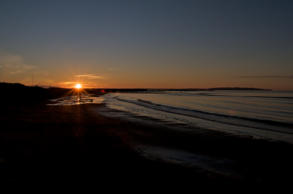 Schwedischer Winterstrand