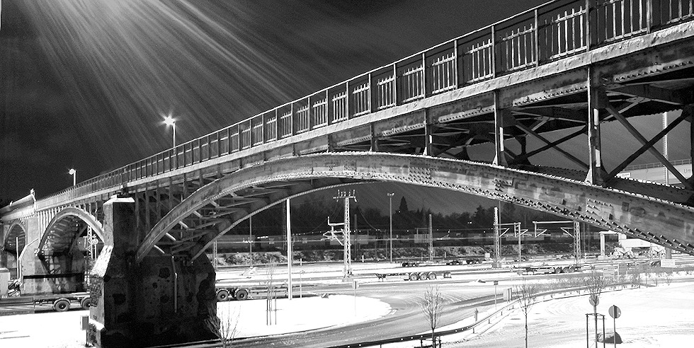 Schwedlerbrücke in Frankfurt