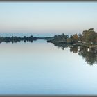 Schwedt am Abend - Blick von der Kanalbrücke