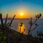 Schweifender Blick über Santorin