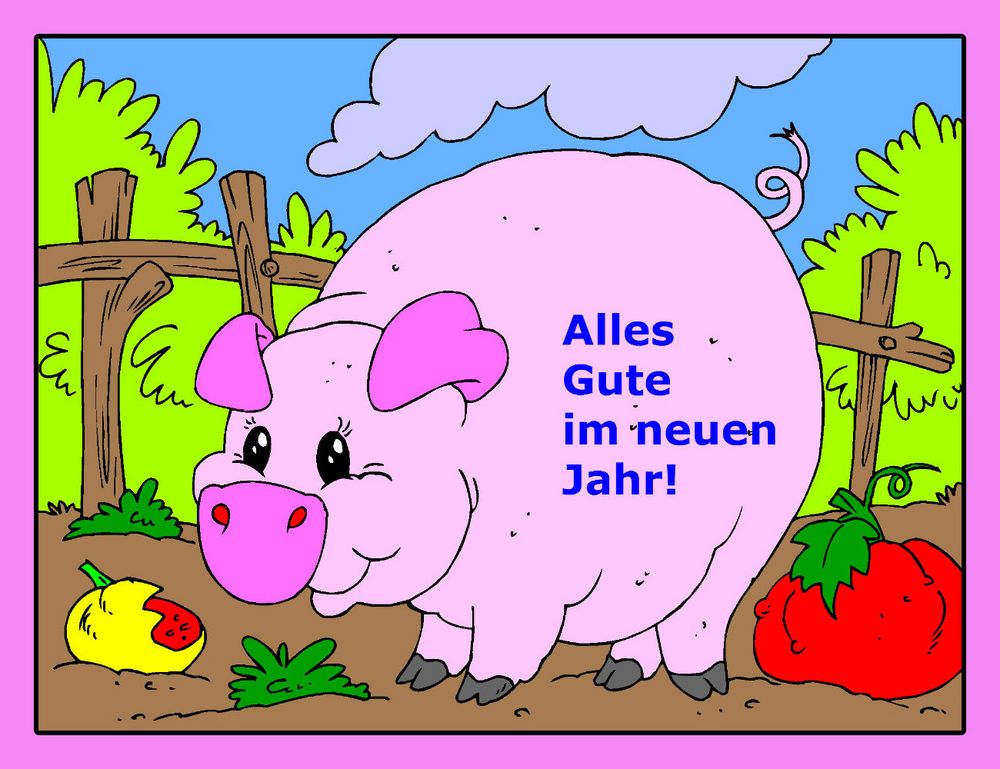 Schwein gehabt-