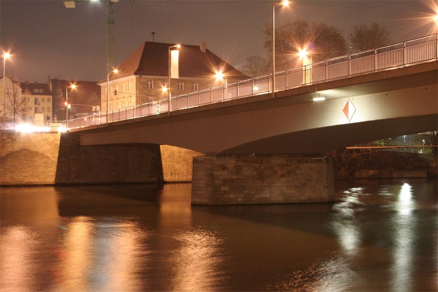 Schweinfurt bei Nacht