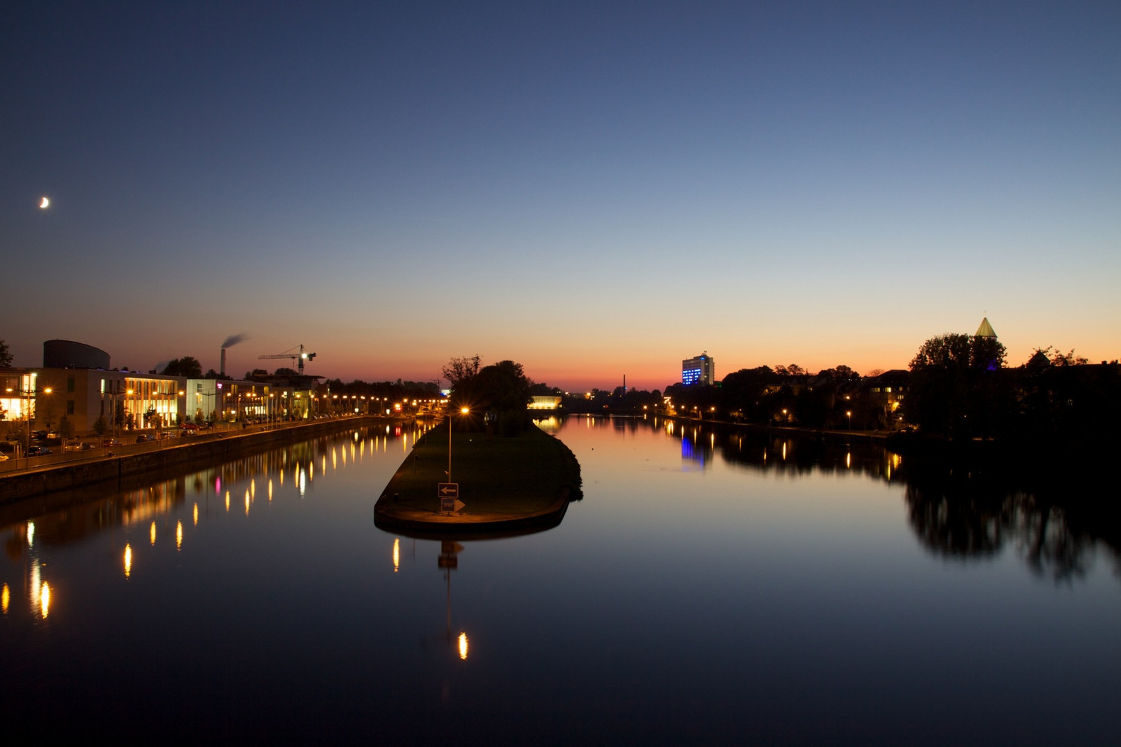 Schweinfurt bei Nacht