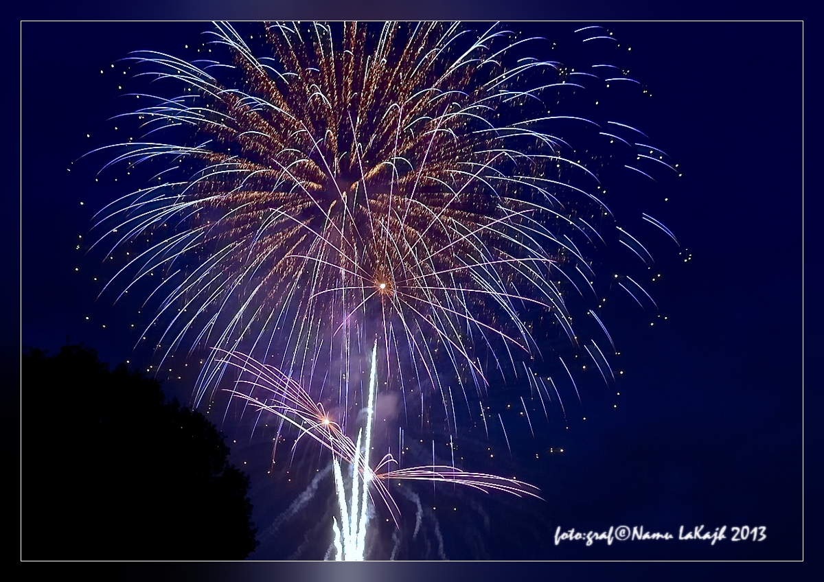 Schweinfurter Volksfest Abschlußfeuerwerk