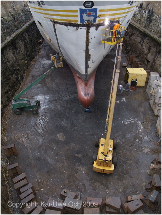 Schweisser im Trockendock