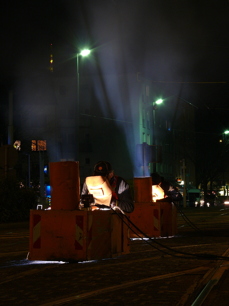 Schweisserduett in Frankfurt