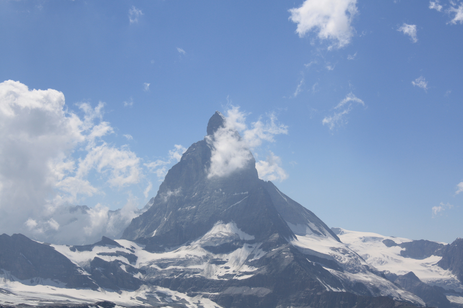 Schweiz 2010 Das Matterhorn mal nicht Wolkenverhangen