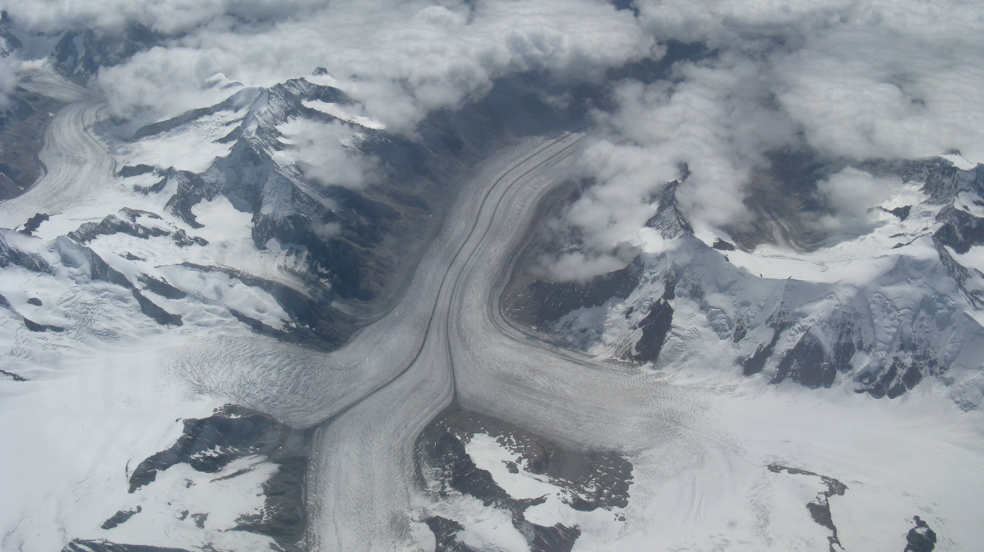 Schweiz - Berge Gletscher