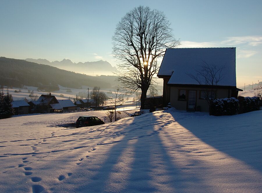 Schweiz im Winterschlaf