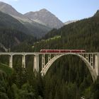 Schweiz - Kanton Graubünden - Langwies - RhB Viadukt