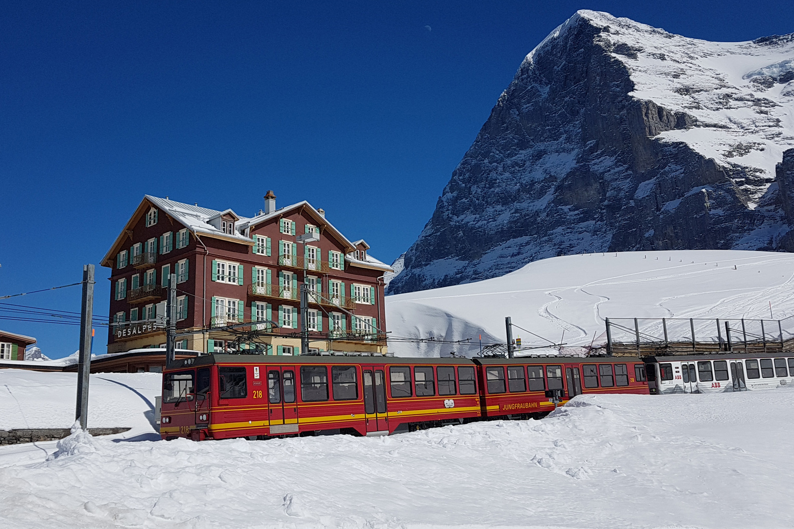 Schweiz - Kleine Scheidegg und die Nordwand des Eigers