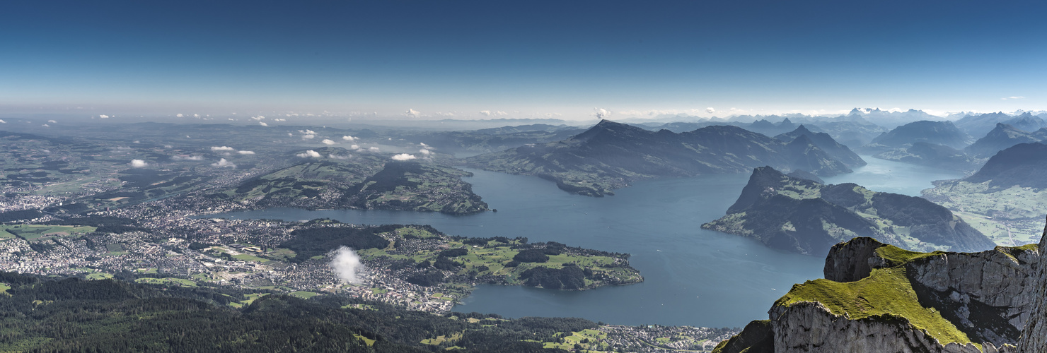 Schweiz, Luzern, Panorama vom Pilatus