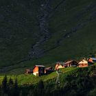 Schweiz: Morgensonne auf der Alp