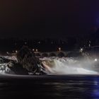 Schweiz - Schaffhausen - Rheinfall mit Beleuchtung