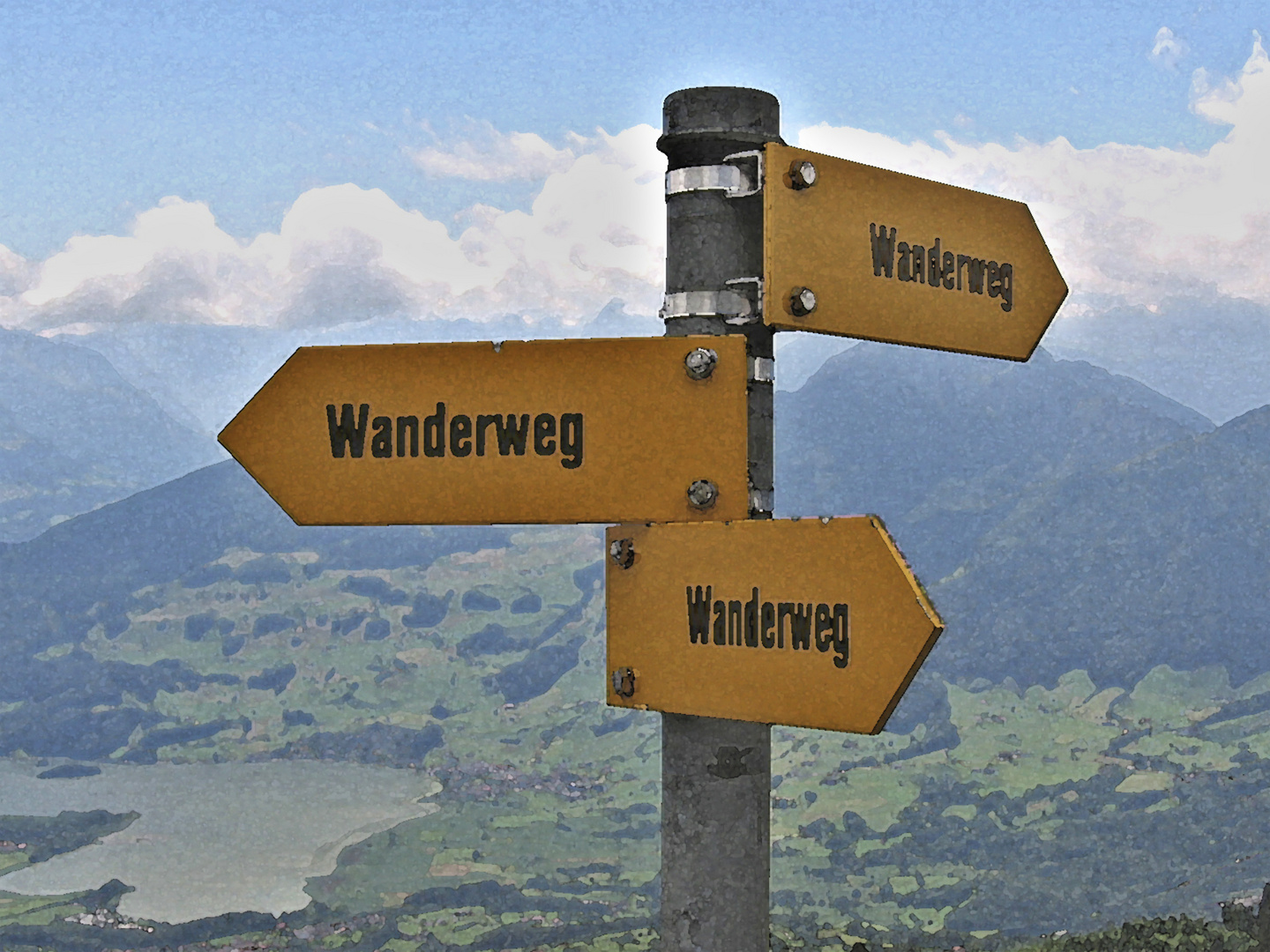 Schweiz Wanderwege sind anders...