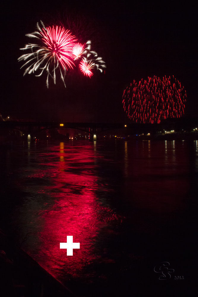 Schweizer 1. August Feuerwerk