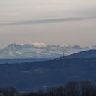 Schweizer Alpen gute Fernsicht vom Hochrhein