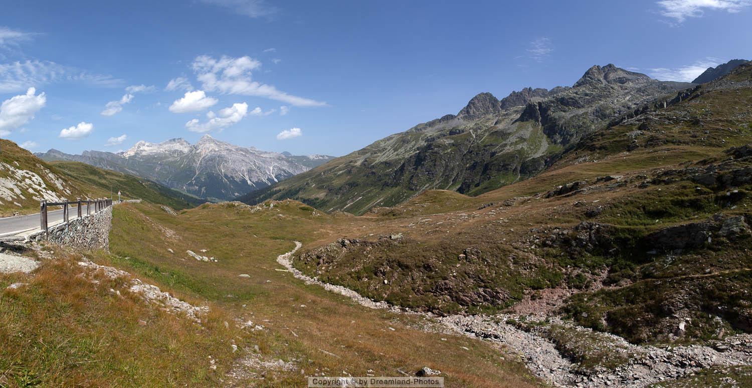 Schweizer Alpen, Splügenpass Graubünden, Schweiz