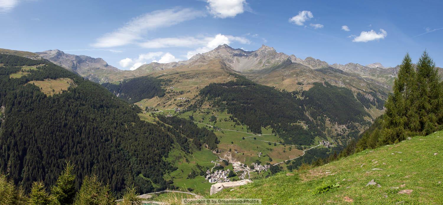 Schweizer Alpen, Splügenpass, Pianazzo Lombardia, Italien