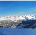 Schweizer Alpen vom Piz Martegnas auf 2670m