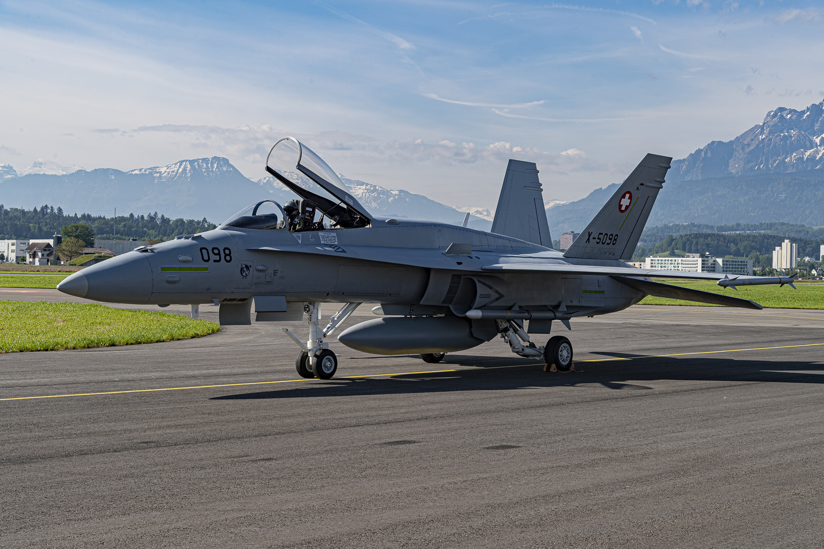 Schweizer Armee, Luftwaffe, F/A-18C Hornet; Mock-up 