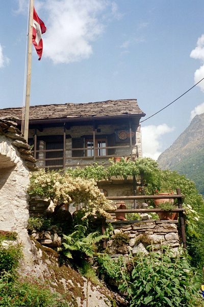 Schweizer Berghütte
