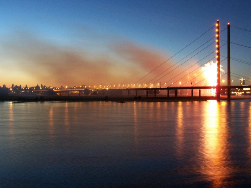 Schweizer Feuerwerk in Düsseldorf