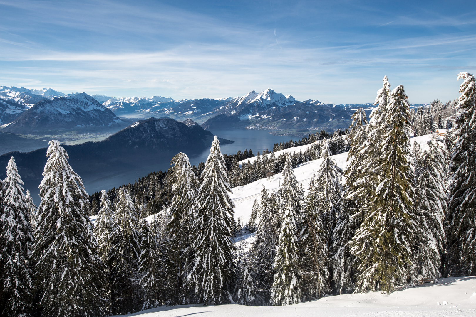 Schweizer Fjordlandschaft 