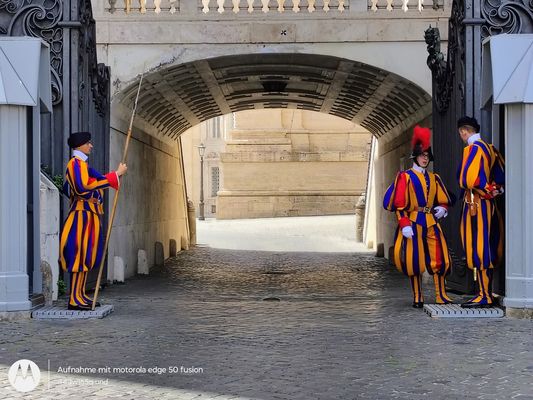 Schweizer Garde im Vatikan