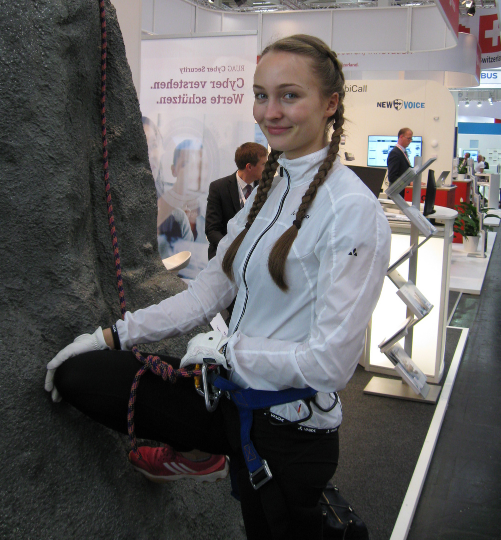 Schweizer Girl auf CeBIT