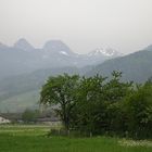 Schweizer Landschaft mit Berge