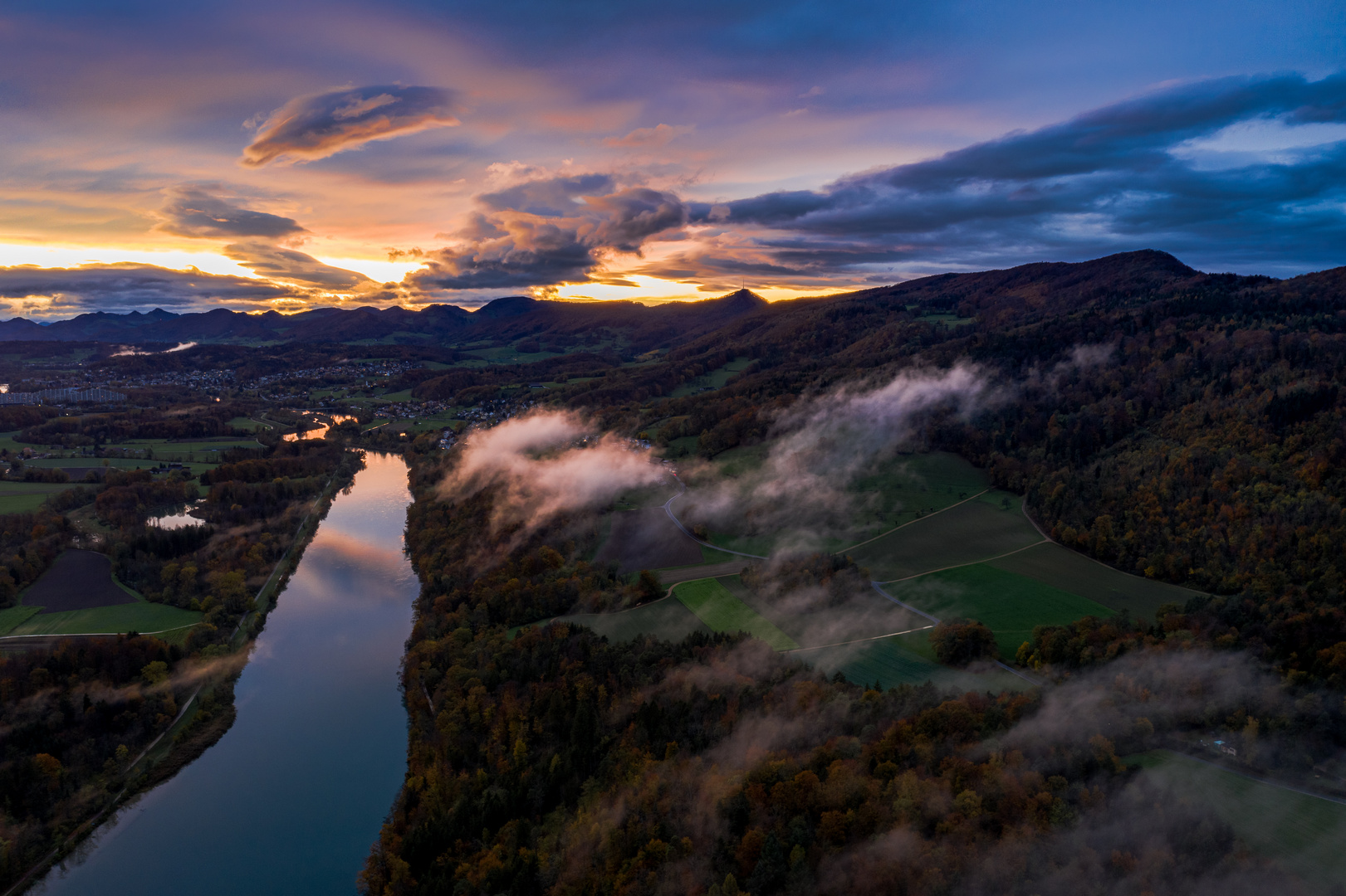 Schweizer Landschaft mit Mavic Pro 2