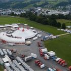 Schweizer National-Circus Knie in Luzern / Aufnahme mit der Fotodrohne Phantom 2