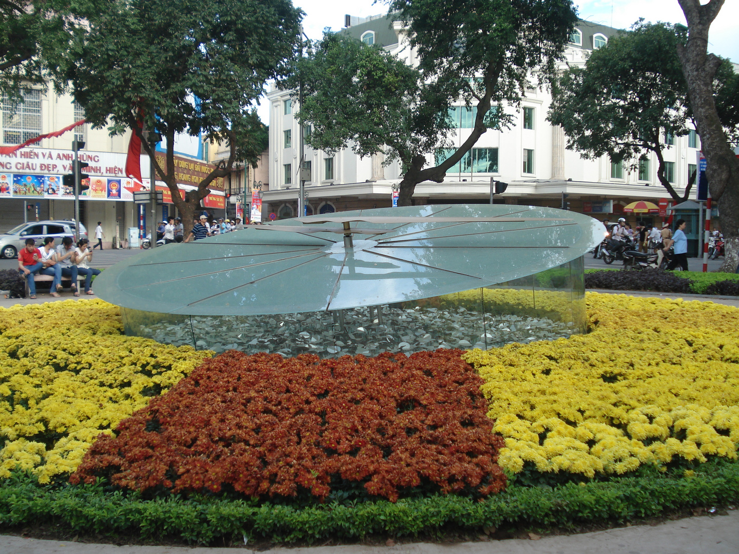 Schweizer Uhren in den Garten